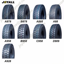 Neumático sin cámara B875 del camión de la carga pesada 12r22.5 de la alta calidad de JOYALL